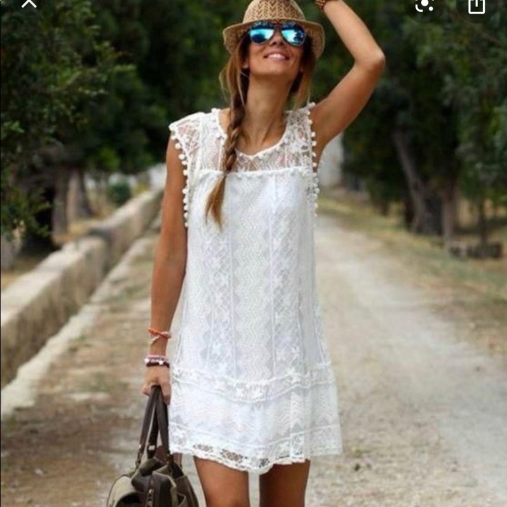 White lace dress size XS/S